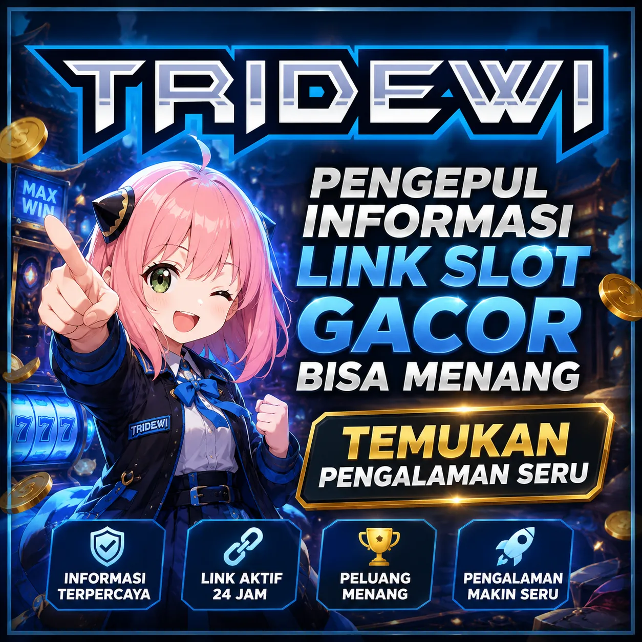 TRIDEWI: Pengepul Informasi Link Slot Gacor Bisa Menang Temukan Pengalaman Seru